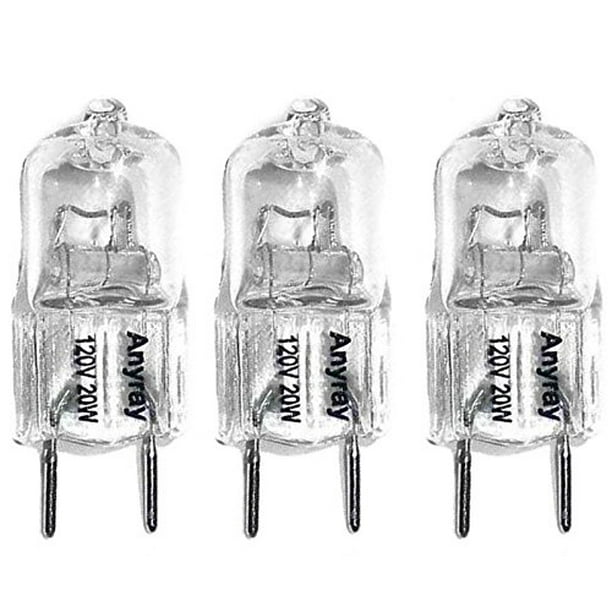 -Pack of Replacement Light Bulbs 120V 20-Watt for GE Microwave WB25X10019 20W 6